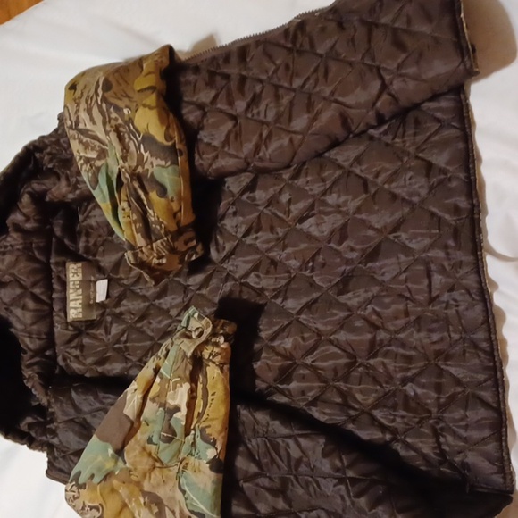 Ast Sports Wear Wear Ranger Boys Cameo Quilted Lined Jacket New No Tags L - Picture 9 of 9